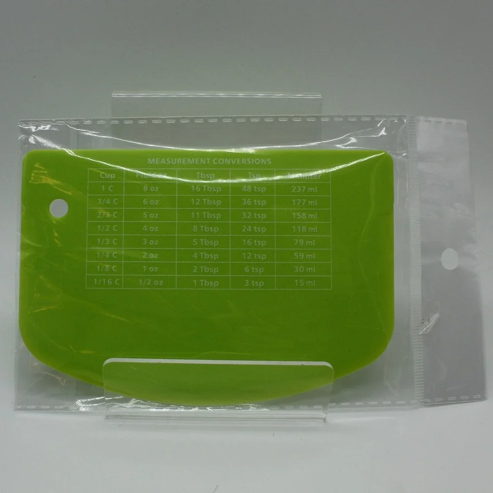 Bowl Spatula Bench Dough Scraper Kitchen Tool Green New Measurement Conversions